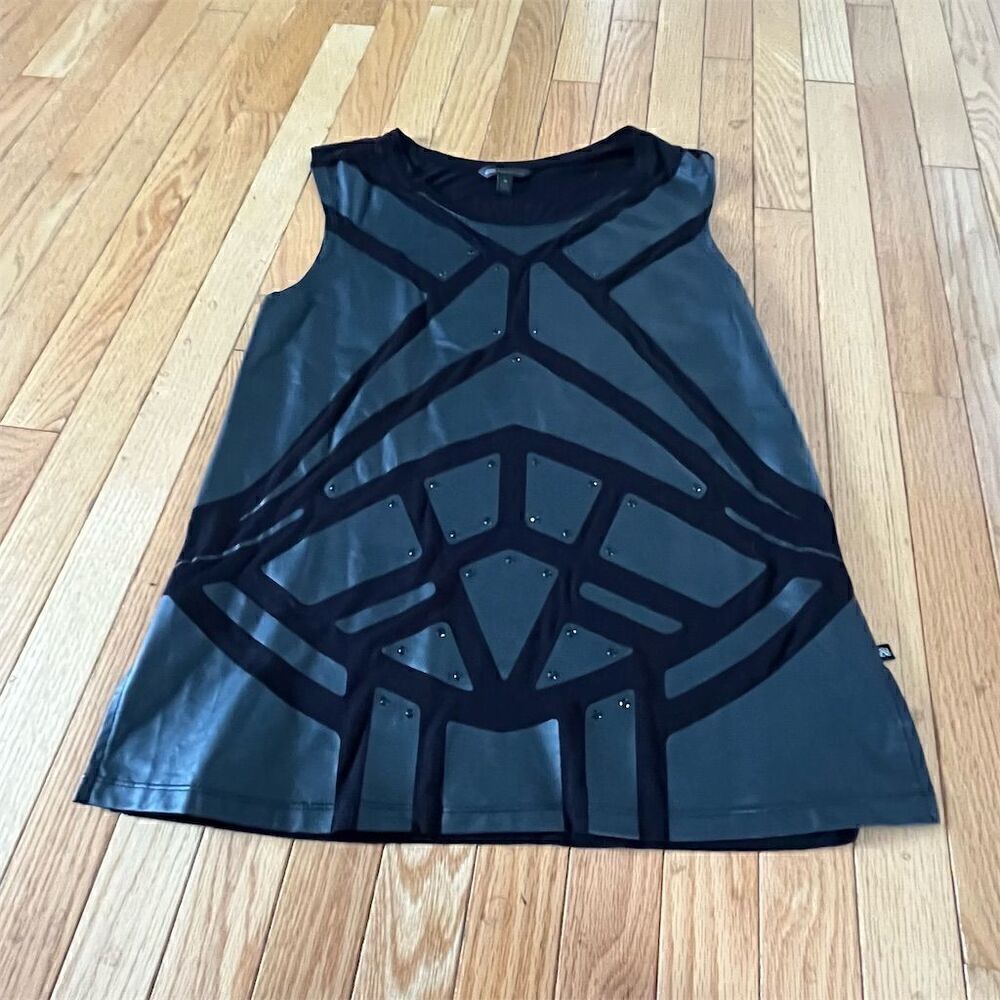 Rock & Republic Star Wars Darth Vader Women's Black Tank Top Size M sleeveless